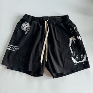 Darc Sport Blood Thirsty Compression Shorts in Black - Medium